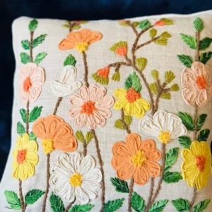 Embroidered Design for Home Decor: Pillows & Wall Art